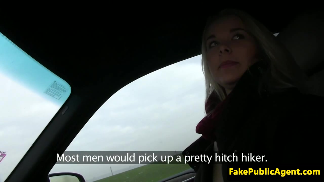 European hitchhiker cummed on after fucking