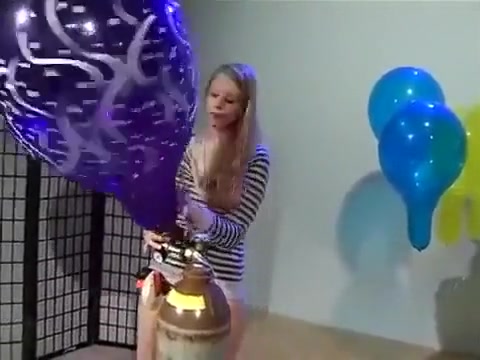 Sexy girls Balloon fetish blow to pop compilation 2