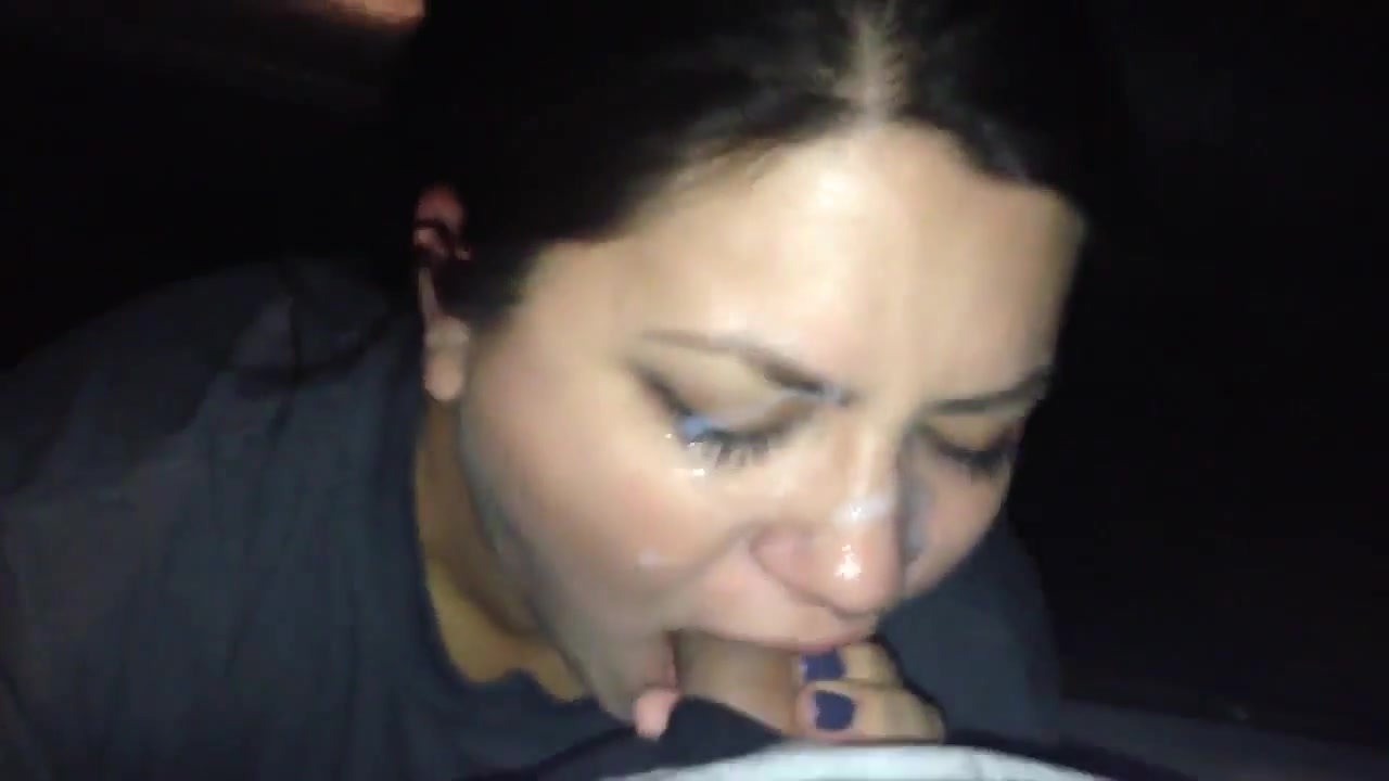 Chubby latina can't live without cum on her face