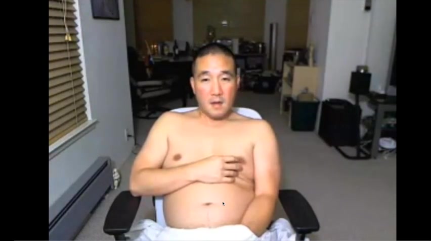 Asian Daddy on webcam again