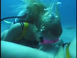 Scuba Blonde Blows and Bangs