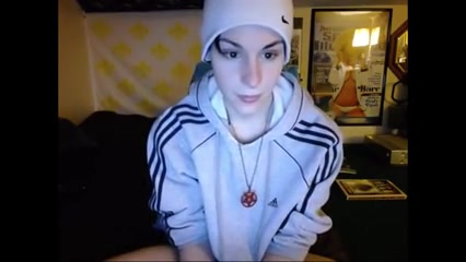 junior tomboy shemale jerks off on cam