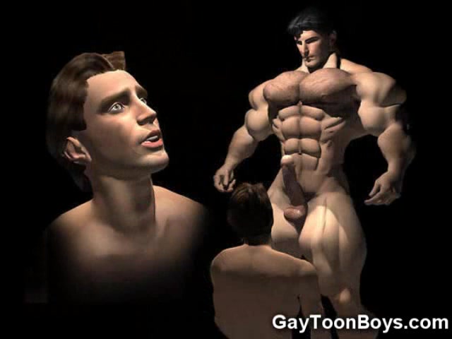 Muscled Homosexual Chaps 3D Dream!