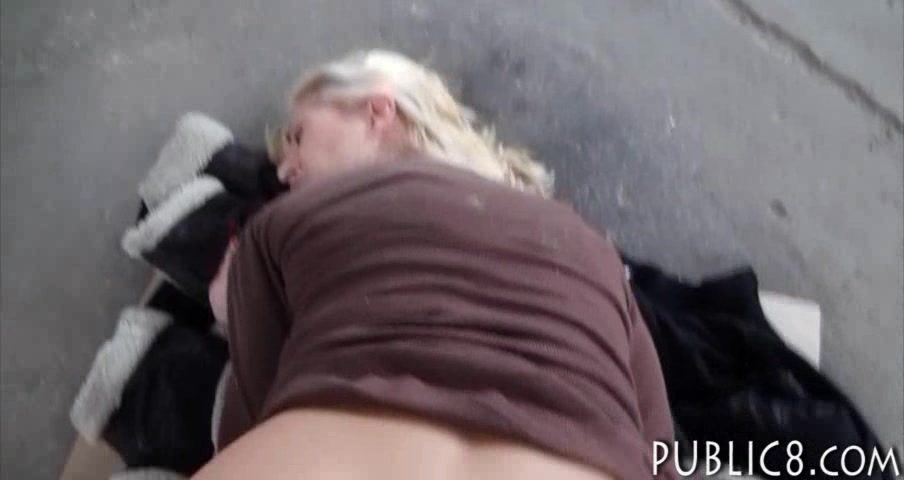 Hungarian amateur blonde offered money for sex in public
