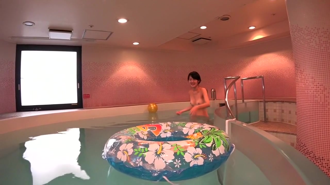 Hottest Japanese model Ruri Okino in Amazing JAV censored Bathroom, POV scene