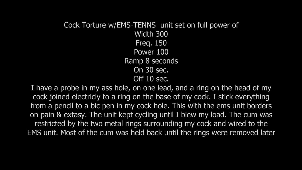EMS Cock Torture