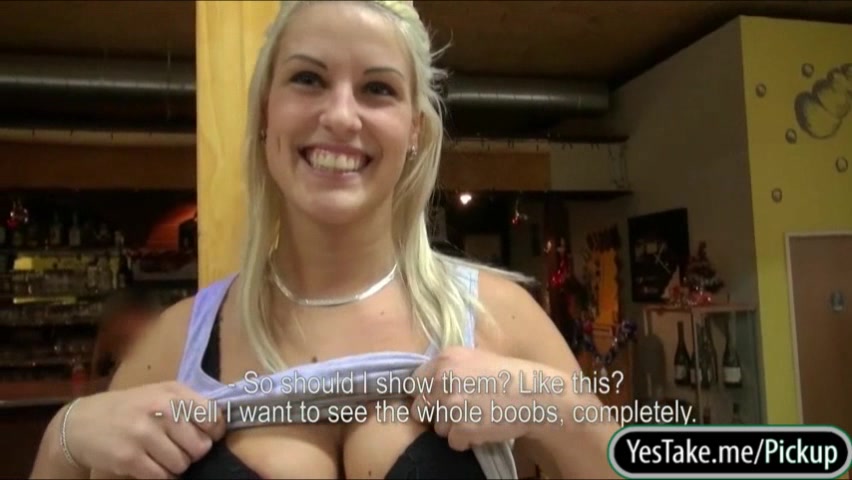 Stunning euro babe Blanche fucked and facialed in the bowling alley