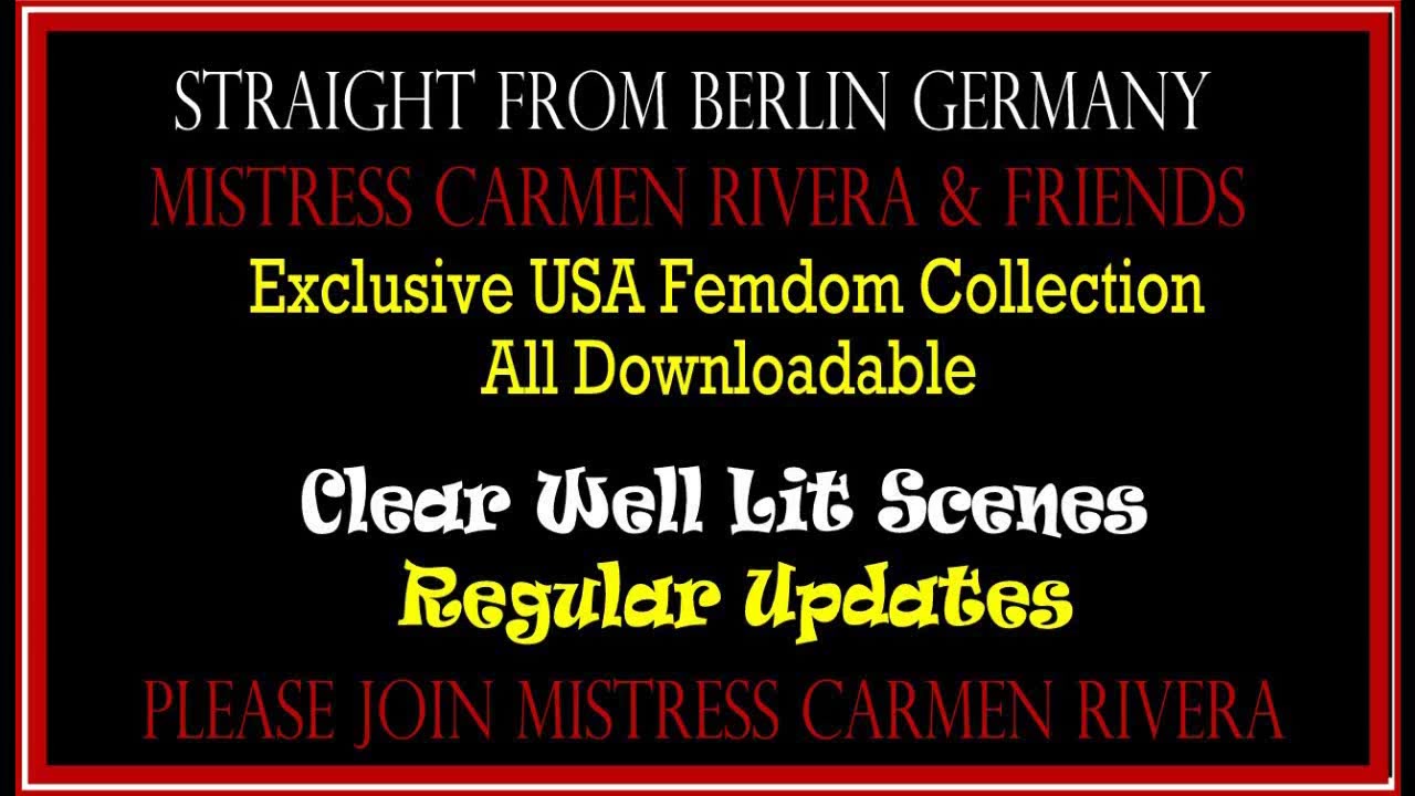 Dominatrix Carmen Rivera USA collection - two
