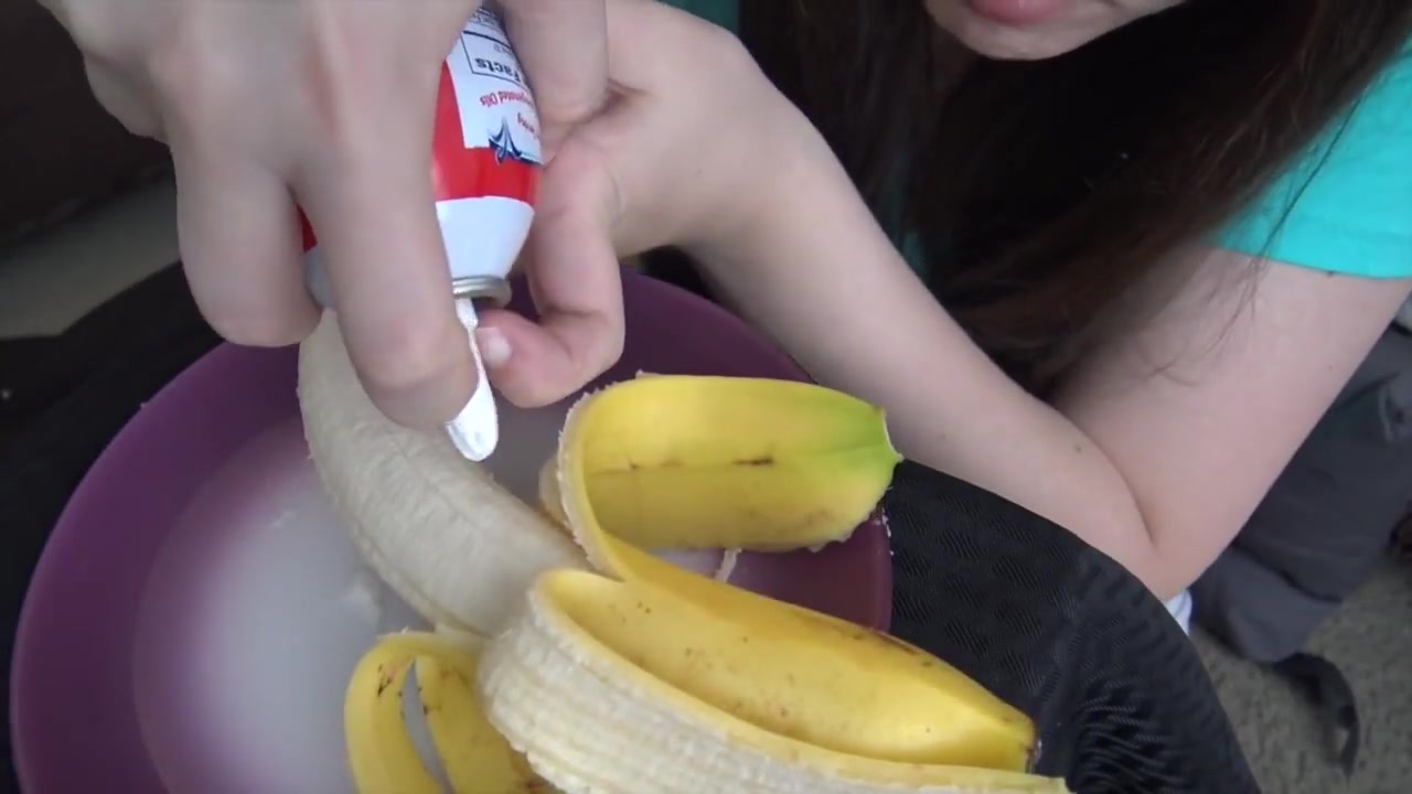 quote asmr quote banana eating