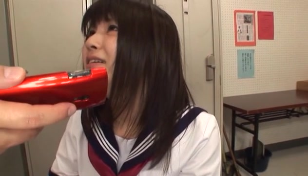 Tsuna Nakamura teen in school uniform gets tough fucking
