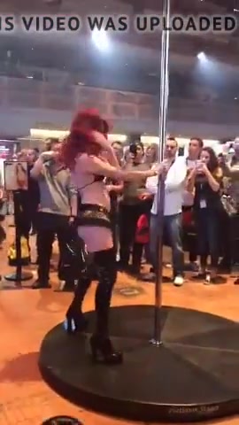 Strip Show On Stage Streamed On Periscope