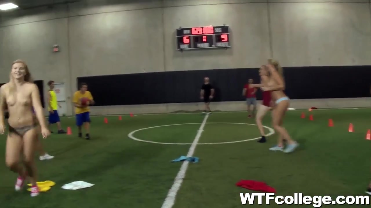 Girls Strip and Fuck at Dodgeball Tournament
