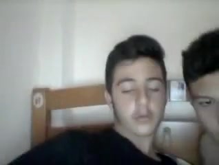 Greek cute friends masturbate together on cam nice cocks