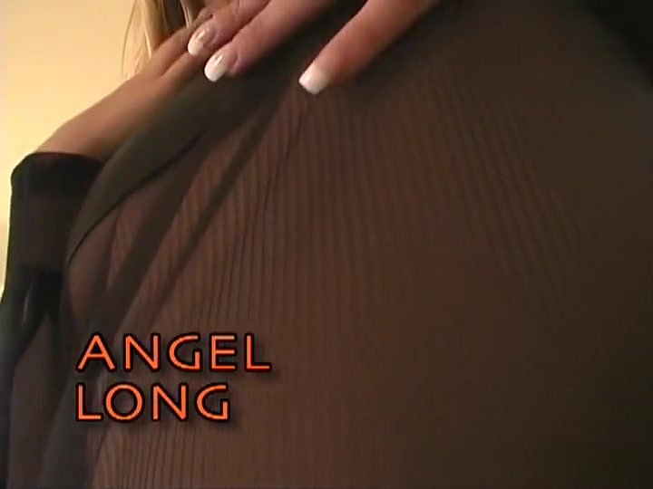 Exotic pornstar Angel Long in crazy dp, lingerie sex scene