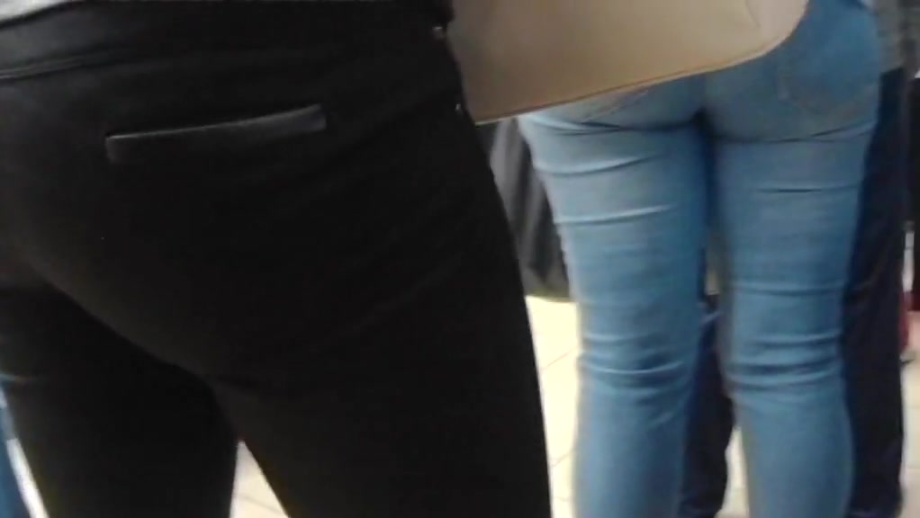 Two big asses milf in shop