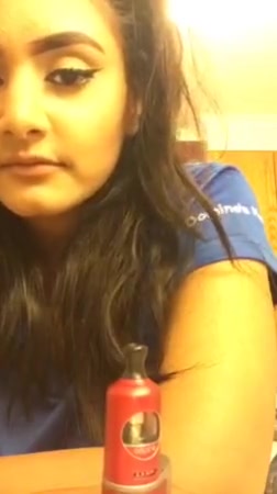 Paki girl talking on live stream
