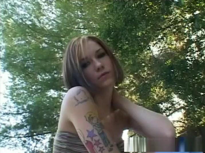 Best pornstar Allie Sin in hottest tattoos, college porn movie
