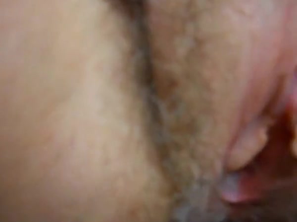 Wife s hairy pussy spreading for cum