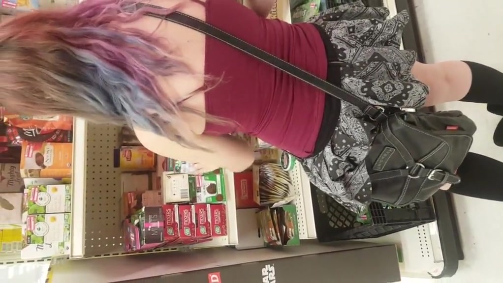 Flashing and dildo play in target
