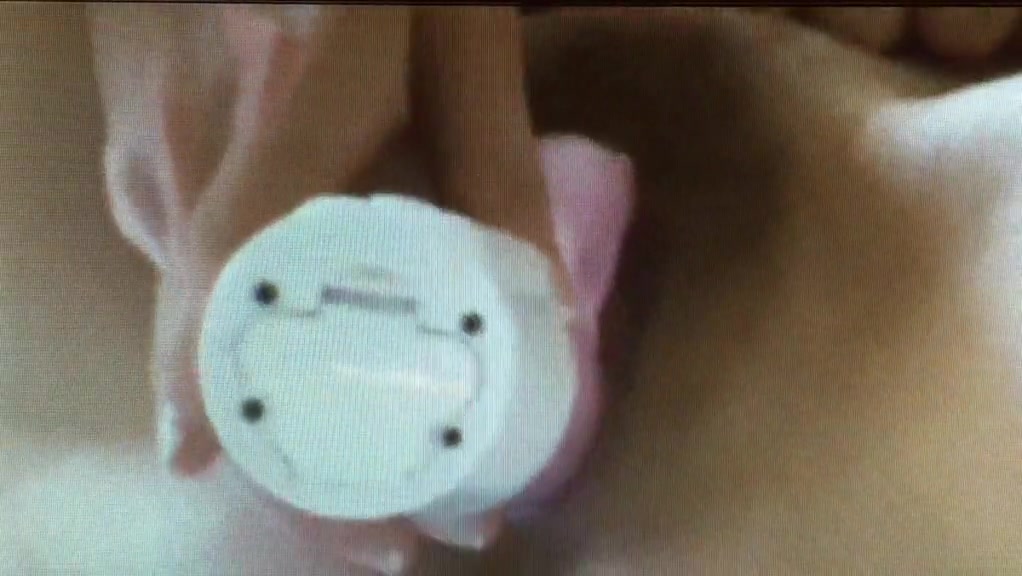 Slut wife  using her vibrator  cumming while sucking cock.
