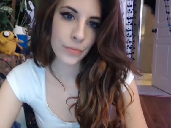 A immature beauty teases me on webcam