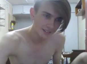 Belarus Cutie Gay Cums-Eats It Puts Fingers In His Round Ass