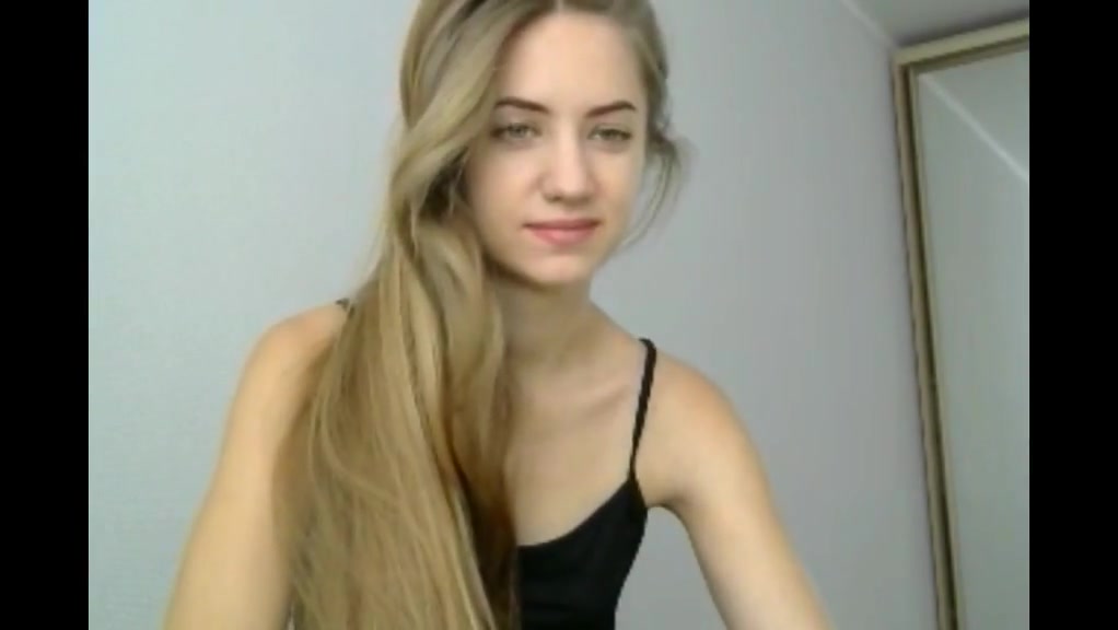 Super sexy long haired blonde hairplay and hairstyle 1