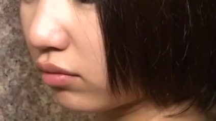Cute Japanese chick gets a facial after hardcore shag