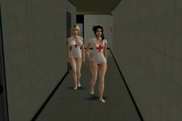Sims 2 Nurse Brown Part#2animation uniform fetish