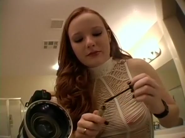 Halo Films Herself Putting On Her Makeup