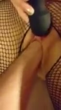Fisting and toy orgasm