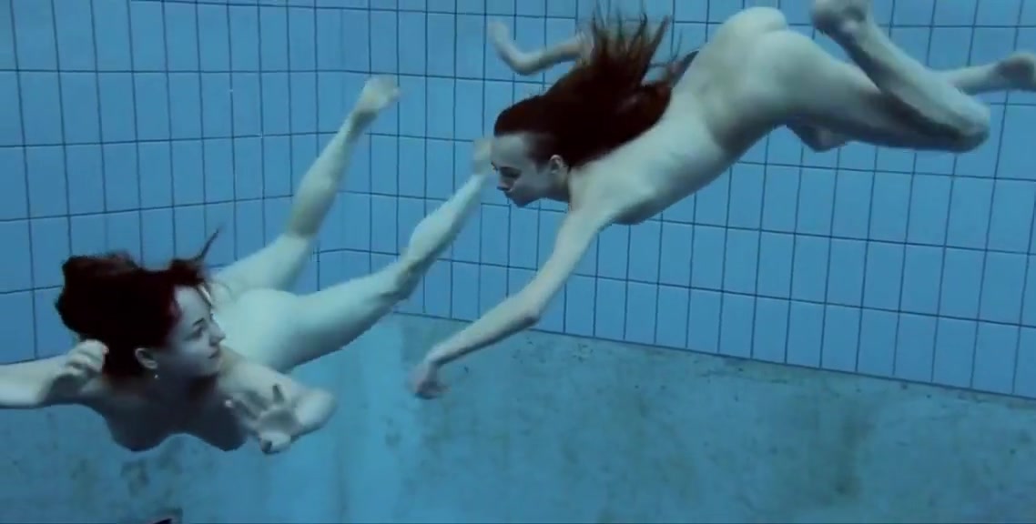 Under water striptease