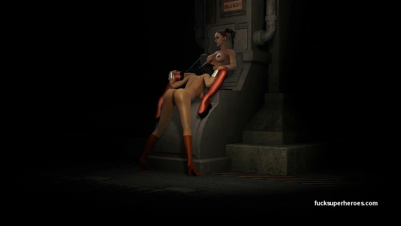 Harley Quinn and Wonderwoman - Licking juicy wet pussy for days