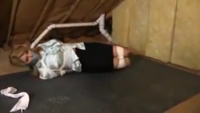 Carissa montgomery in attic
